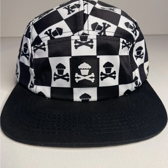 Johnny Cupcakes Black and White Checkered Hat NWOT - Picture 1 of 5